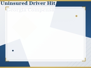 Hit by an Uninsured Driver in a Georgia Rental Car?